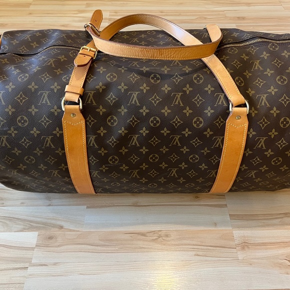 Louis Vuitton Monogram LV Canvas Keepall Bandauliere 60 Travel Duffel Bag - Picture 1 of 6